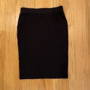 NWOT Forever 21 black high waisted pencil skirt